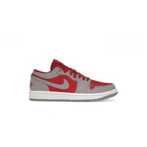Women's Jordan 1 Low SE Homage Split Gym Red Cement Grey Size 10- DR0502-600